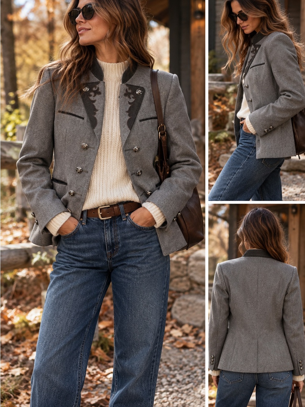 Vintage Julius Lang Trachten Wool Jacket | Alpine Loden Bavarian Blazer